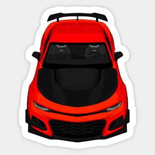 camaro zl1 1le red Sticker